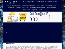 Tablet Screenshot of cableconnexionsllc.com